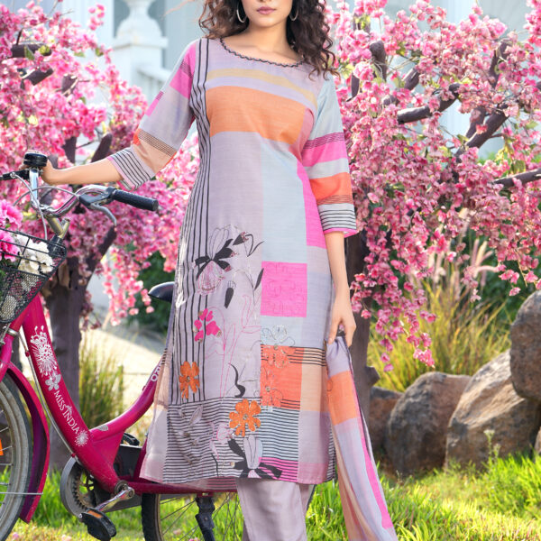 3 Piece set, Muslin Fabric