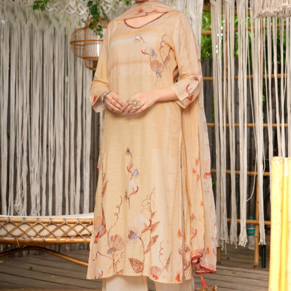 3 Piece set, Handwork ,D.Silk