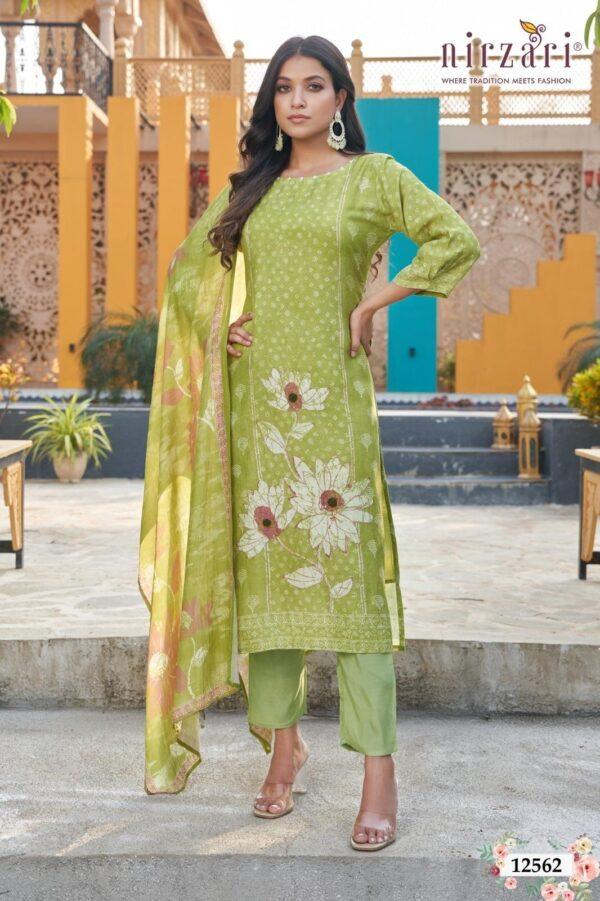 Viscose Linen 3-Piece Kurti Set with Dupatta